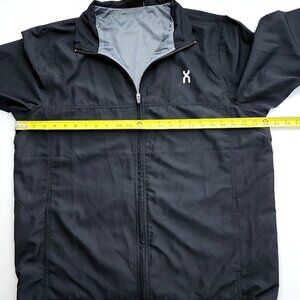 Xurban Flex Men's Black Lightweight Jacket Windbreaker Mesh Lining Pockets Sz XL